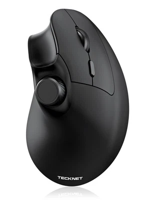 TECKNET Ergonomic Mouse, Rechargeable Wireless Bluetooth Mouse BT 5.0/5.0+2.4... - Image 1 of 4