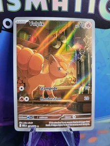 Pokemon Juego de Cartas Coleccionables Vulpix 138/132 Mega Evolución Ilustración Raro - Imagen 1 de 6
