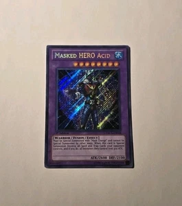 Yugioh Masked Hero Acid PRC1-EN018 Secreto Raro 1ª Edición LP - Imagen 1 de 4
