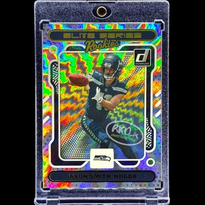 РЕДКАЯ ИНВЕСТИЦИОННАЯ КАРТА JAXSON SMITH-NJIGBA ДЕБЮТАНТ HYPER REFRACTOR SEAHAWKS КАК НОВАЯ - Изображение 1 из 3
