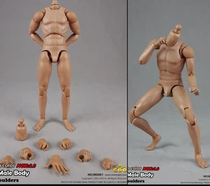 1/6 COOMODEL COO Narrow Shoulder Male Figure Mannequin BD001 Ver 2.0 Soldier Toy - Picture 1 of 12