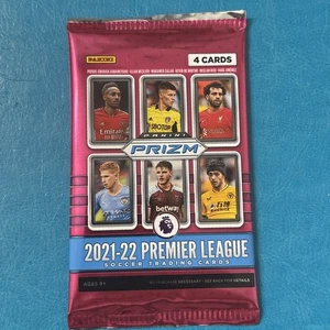 2021-22 Panini Prizm Premier League EPL Soccer Sealed PACK. 4 Cards per pack - Picture 1 of 2