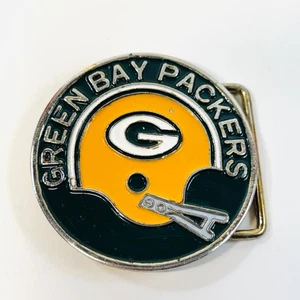 Vintage HJ Orbit Co. 1971 Gürtelschnalle Green Bay Packers NFL Football - Bild 1 von 3