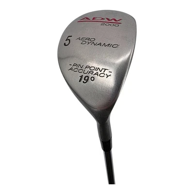 Клюшка для гольфа вуд для фервея ADW 2000 Pin Point Accuracy 19° под правую руку стальной стержень 43 дюйма мужская - Изображение 1 из 4