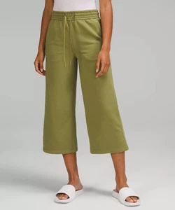 Lululemon Loungeful High-Rise Wide-Leg Cropped Pant Bronze Green Gr. 6 Comfort - Bild 1 von 7