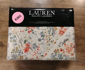 Ralph Lauren Melanie Floral - King Bettbezug Shams Set 100% Baumwolle - Bild 1 von 5