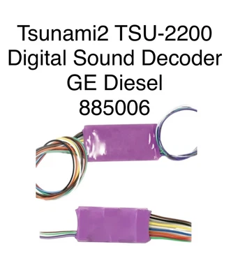 Soundtraxx TSU-2200 Tsunami2 Digital Sound & DCC Decoder : GE Diesel 885006 - Image 1 of 2