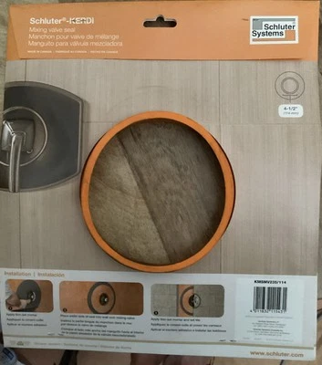 SCHLUTER SYSTEMS (10) Schluter KERDI 4.5" Mixing Valve Seal Waterproof Seal TUB/SHOWER