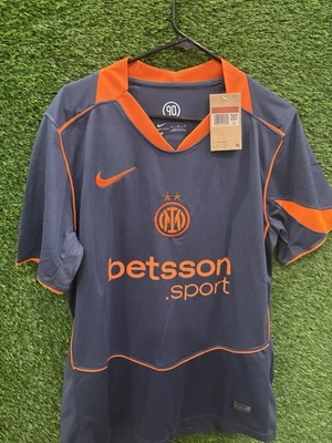 Camiseta Lautaro Inter Naranja Y Gris Grande Nueva Con Etiquetas Foto 1 de 2