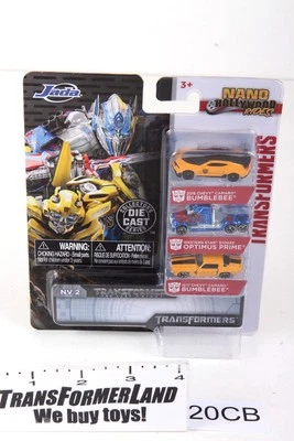 The Last Knight Nano Hollywood Rides 3-Pack Jada Die-Cast Sealed Transformers - Image 1 of 3