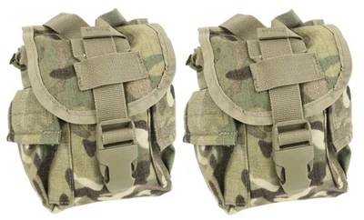 Paquete de 2 bolsas de cantimplora de uso general Molle II multicámara OCP dañadas del ejército de EE. UU. 1 QT Foto 1 de 4