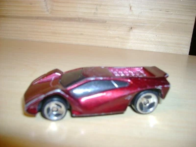 RARE 1999 Mattel Hot Wheels Mcdonalds purple Maroon Ferrari HTF diecast car Mcd. - Image 1 of 4