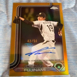 Shintaro Fujinami Topps Baseball Autograph Card 42 of 50 Limited Edition - Picture 1 of 1