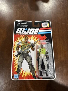 2008 Gi Joe Heavy Machine Gunner Roadblock Action Figure Hasbro Unopened - Picture 1 of 4