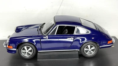 1:18 Eagle's Race 1973 Porsche 911 Carrera 2.4 Blue Diecast Model Car - Image 1 of 4