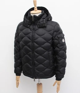 Authentic Men's MONCLER Morandieres Black Quilted Down Puffer Jacket Size 3 ~M - Picture 1 of 15