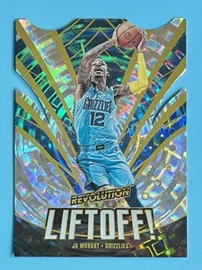 Ja Morant 2023-24 Panini Revolution #4 Liftoff! Fractal Die Cut Memphis - Bild 1 von 2