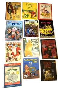 Vtg Childrens Book Lot 1968–2010 Care Bear Thomas & Friends St Nicholas Hanukkah - Imagen 1 de 10