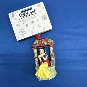 Disney Parks Store 2024 Snow White Seated Princess Sketchbook Ornament NIB - Picture 1 of 8