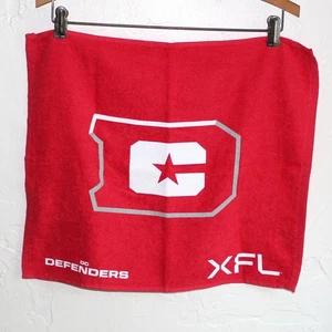 Washington DC Defenders Towel XFL Red UFL Football Fan Rally 15 x 18 - Picture 1 of 6