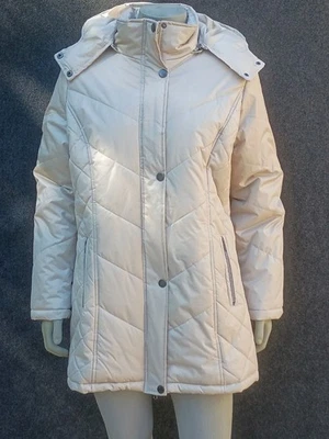 Mid Length Puffer Jacket By KC Collections - Image 1 of 4