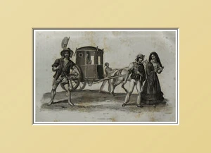 1835: MALTA, Maltesische Kostüme - Valletta. Acc.AUDOT.. - Bild 1 von 1
