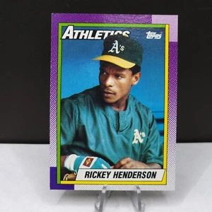 1990 Topps - Rickey Henderson #450 Oakland Athletics MLB Baseballkarte - Bild 1 von 2