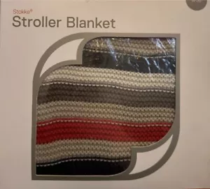 STOKKE MULTI COLORED 100% COTTON BABY BLANKET,FITS ALL STOKKE PRAMS, BRAND NEW . - Picture 1 of 3