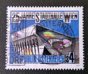 Östereich 1983 25 Jahre Wiener Stadthalle Mi-Nr. 1742  gestempelt - Bild 1 von 1