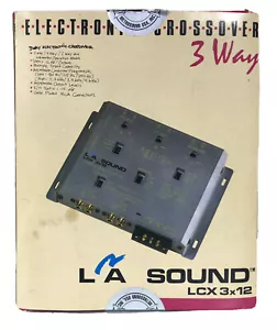 LA Sound LCX 3x12 Car Audio 3-Way Electronic Crossover Extremely Rare NIB - Picture 1 of 9
