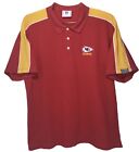 Polo vintage vf Imagewear NFL Kansas City Chiefs logo or rouge taille 2XL 00s 2003