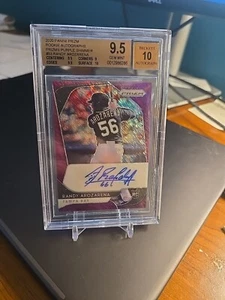 Randy Arozarena - BGS 9.5 - 2020 Panini Prizm #53 Rookie Auto Purple Shimmer /7 - Picture 1 of 4
