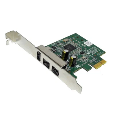 Scheda Firewire DELL DPWC200 91WRC PCI-Express x1 2x 1394B 1x 1394A 00HTTT - Immagine 1 di 3