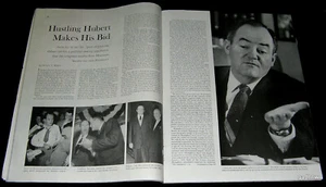 HUBERT HUMPHREY 1959 OUR NEXT PRESIDENT? PICTORIAL MINNESOTA'S OUTSPOKEN SENATOR - Foto 1 di 1