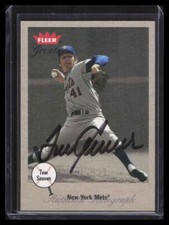 2002 Greats of the Game Autographs TS Tom Seaver Auto /150 SP