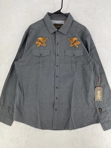 Camisa Howler Bros Para Hombres XL Gaucho Perla Snapshirt Osprey Prey Fish NUEVA 2025 - Imagen 1 de 13