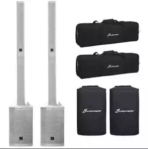 2x Studiomaster Direct 121 MX-WH Vertical Array Lautsprecher RMS: 180W inkl. Abdeckungen - Bild 1 von 7