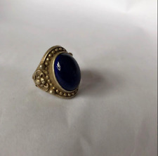 Antique Sapphire Silver Ring
