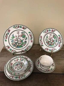 Vintage China JOHNSON Bros England Indian Tree Retired - Picture 1 of 14