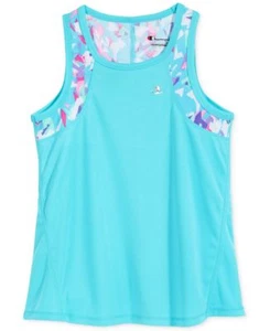 Champion Mesh-Detail Racer-Back Tank Toddler Little Girls Blue Size 4 NWT - Picture 1 of 2