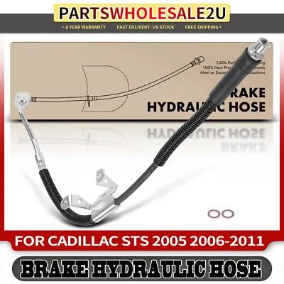 Front Passenger Right Side Brake Hydraulic Hose for Cadillac STS 2005 2006-2011 - Imagem 1 de 4
