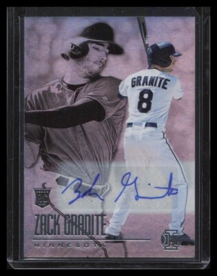 2018 Panini Chronicles Illusions Auto Zack Granite #29 Rookie Twins RC - Image 1 of 2
