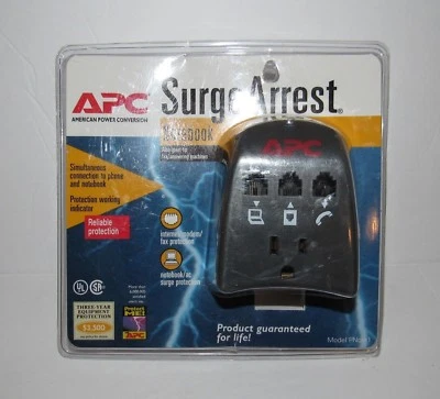 New APC SurgeArrest Notebook Laptop Portable Surge Protector PNote1 - Image 1 of 2