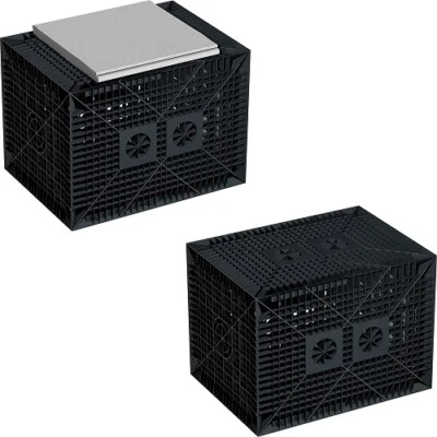 REGENSAMMLER Sickerboxen -Set 560 Liter mit Vlies , Versickerung, Sickerschacht