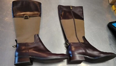 Talla 7 - Botas Etienne Aigner Mujer E-Eldridge Altas Cuero Marrón Cremallera Foto 1 de 4