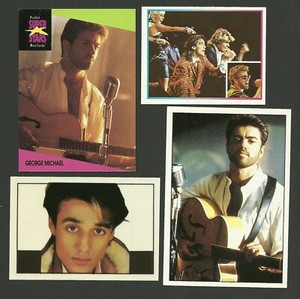 WHAM George Michael Andrew Ridgeley Fab Card Collection AE