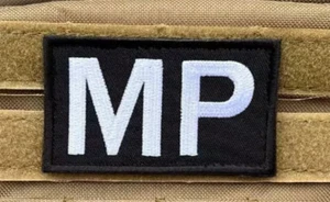MP Patch (3.5") Military Brassard Tactical Morale Army Services Hook Loop Badge - Picture 1 of 5