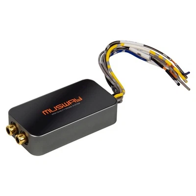 MUSWAY HL2 2-Kanal Aktiv Hi-Lo Konverter High Low Adapter OEM Radio auf Cinch - Bild 1 von 4