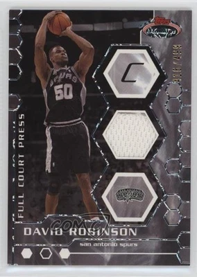 2007 Topps Stadium Club Full Court Press Relics /499 David Robinson #FCPR-DR HOF - Image 1 of 2