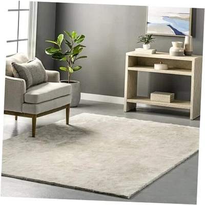  5' x 8' Cozy Plush Area Rug, Machine Washable, Non-Slip, Soft Fluffy Shag  - Image 1 of 4